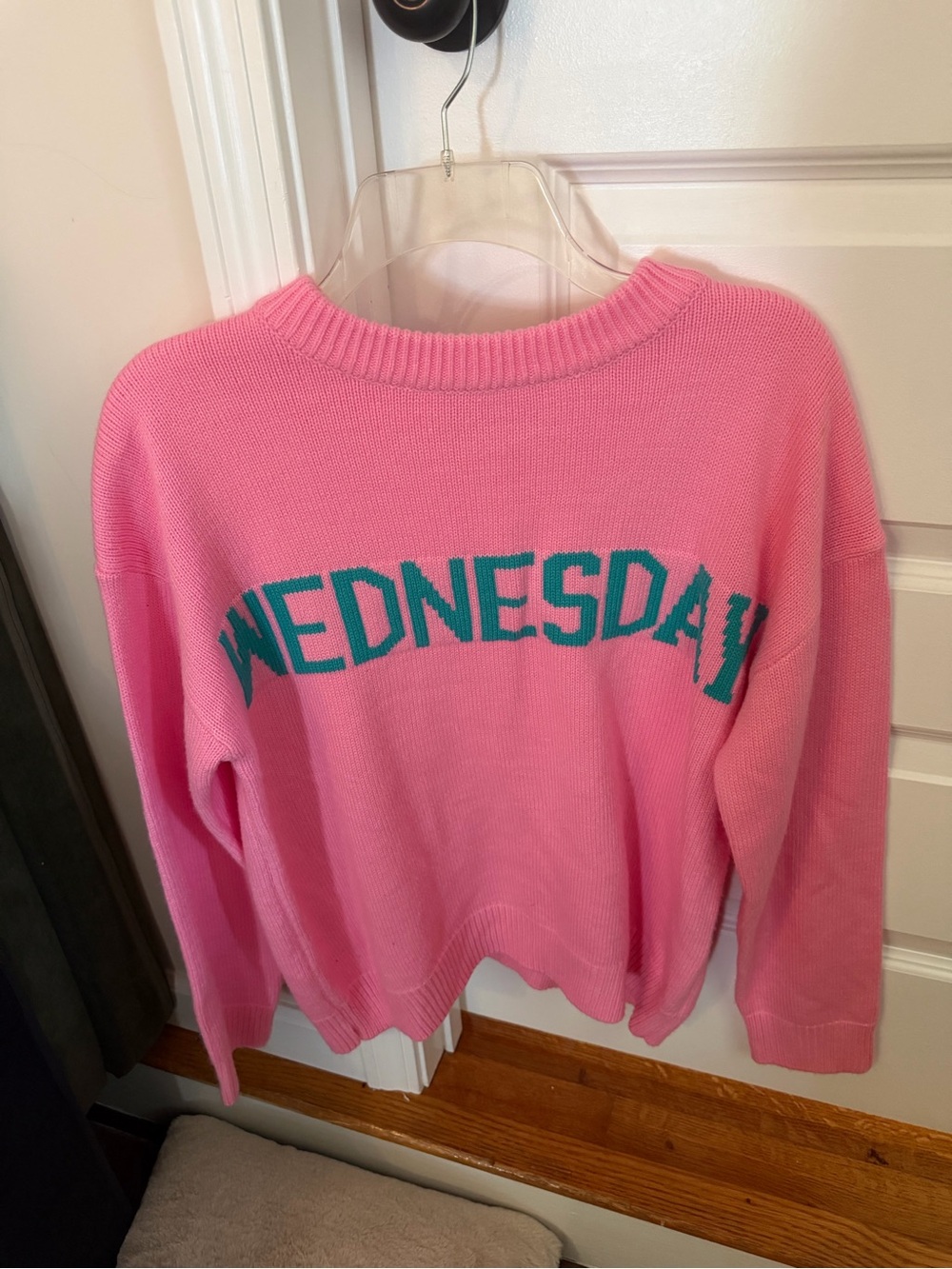 English Factory Pink 'Wednesday' Knit Sweater